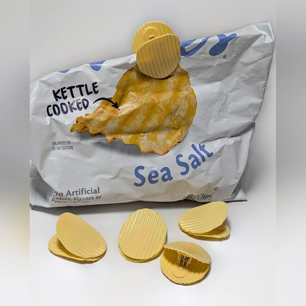 Potato Chip Bag Clips – Set of 5 | Kitchen Storage Clips
